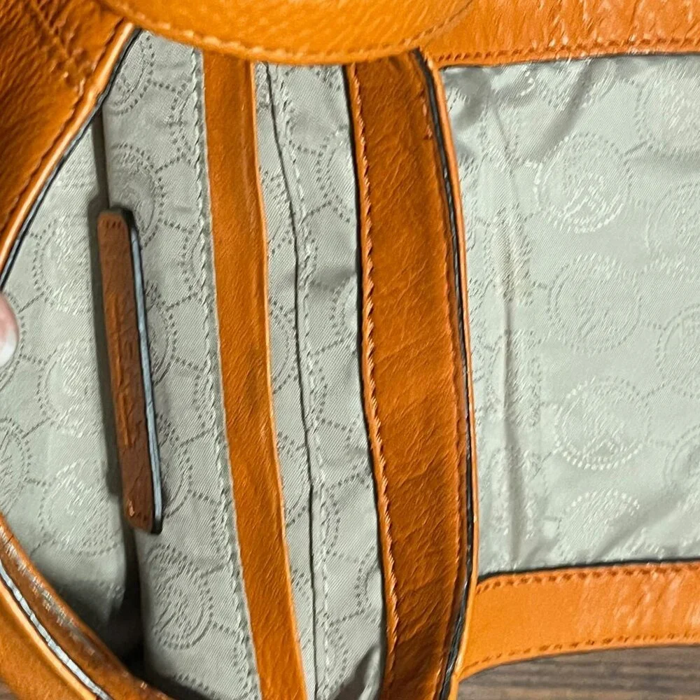 MICHAEL Michael Kors ' Charlton' Orange Crossbody with‎ Gold Hardware